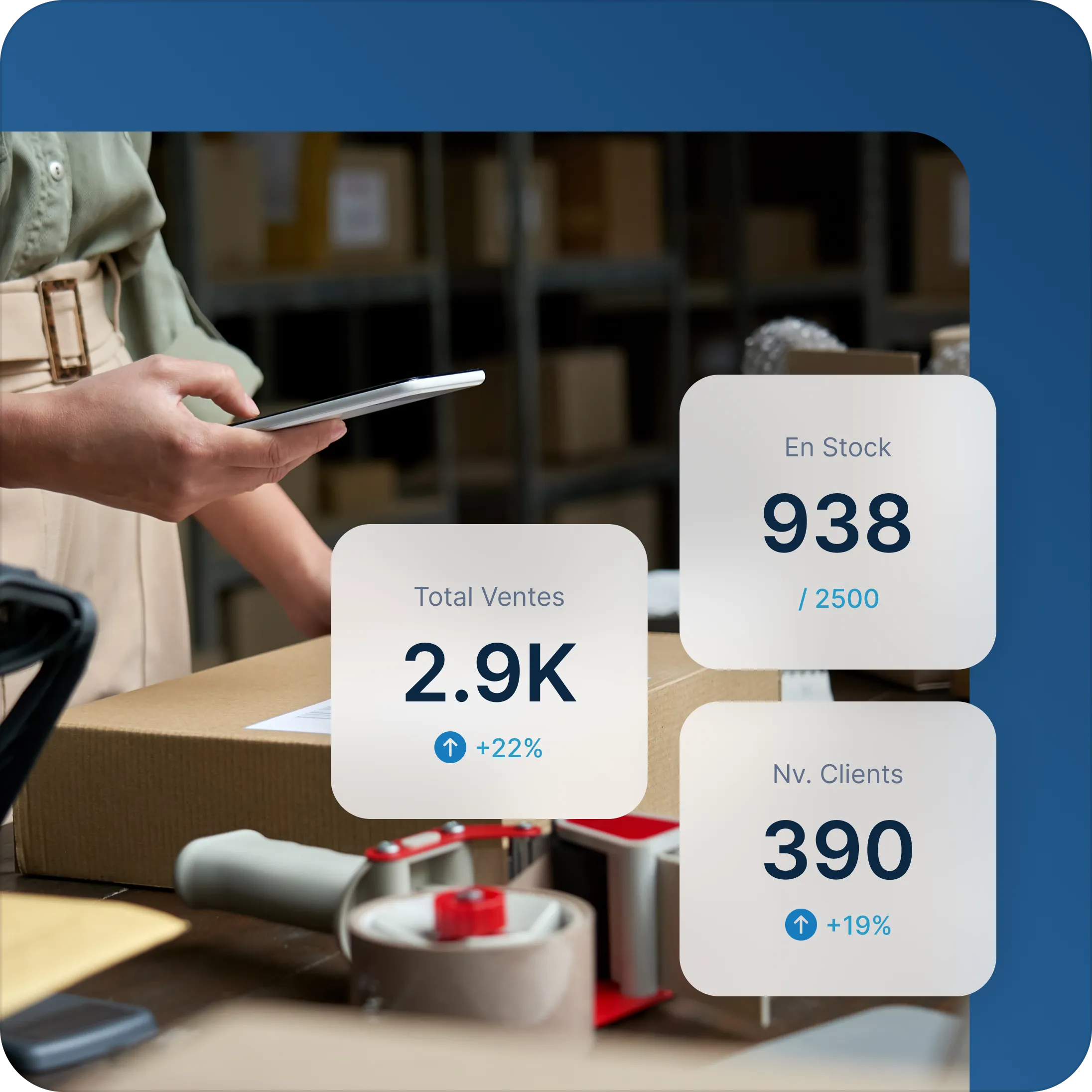 personne préparant une commande